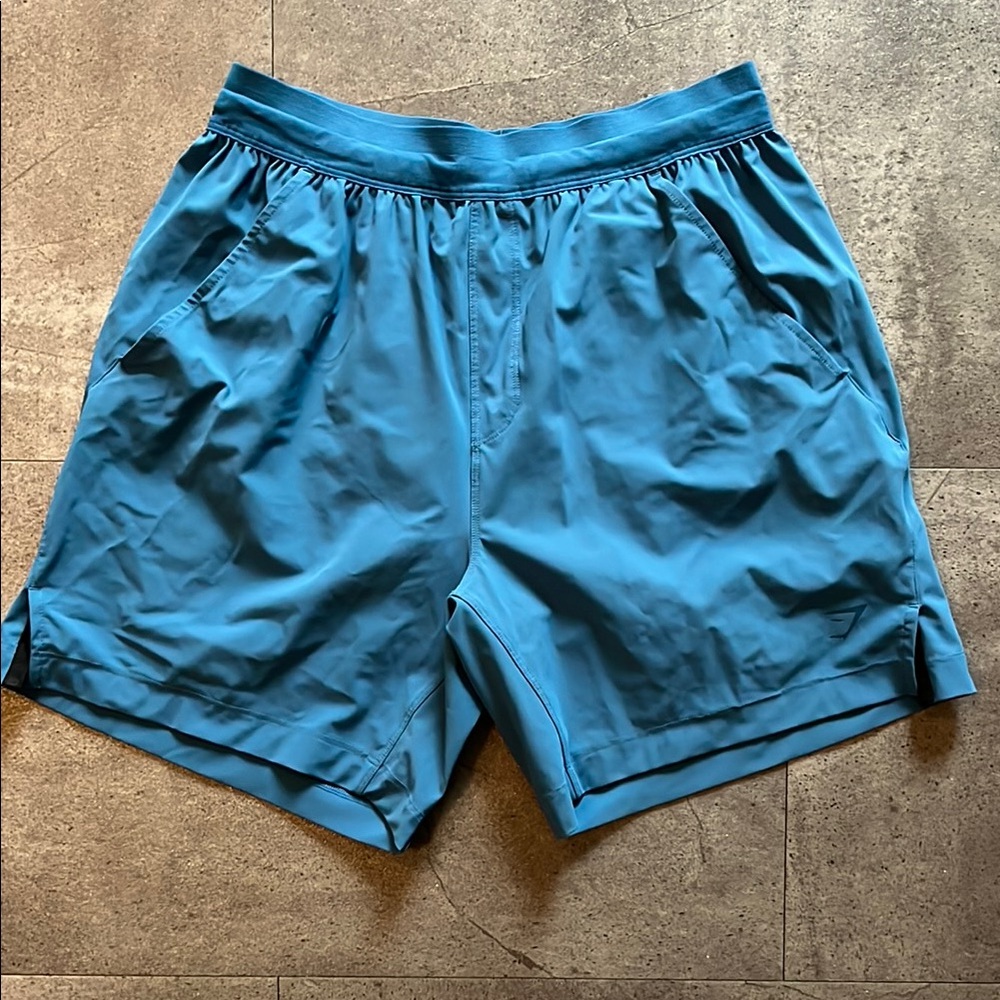 Gymshark Blue Athletic Shorts Lightweight Performance